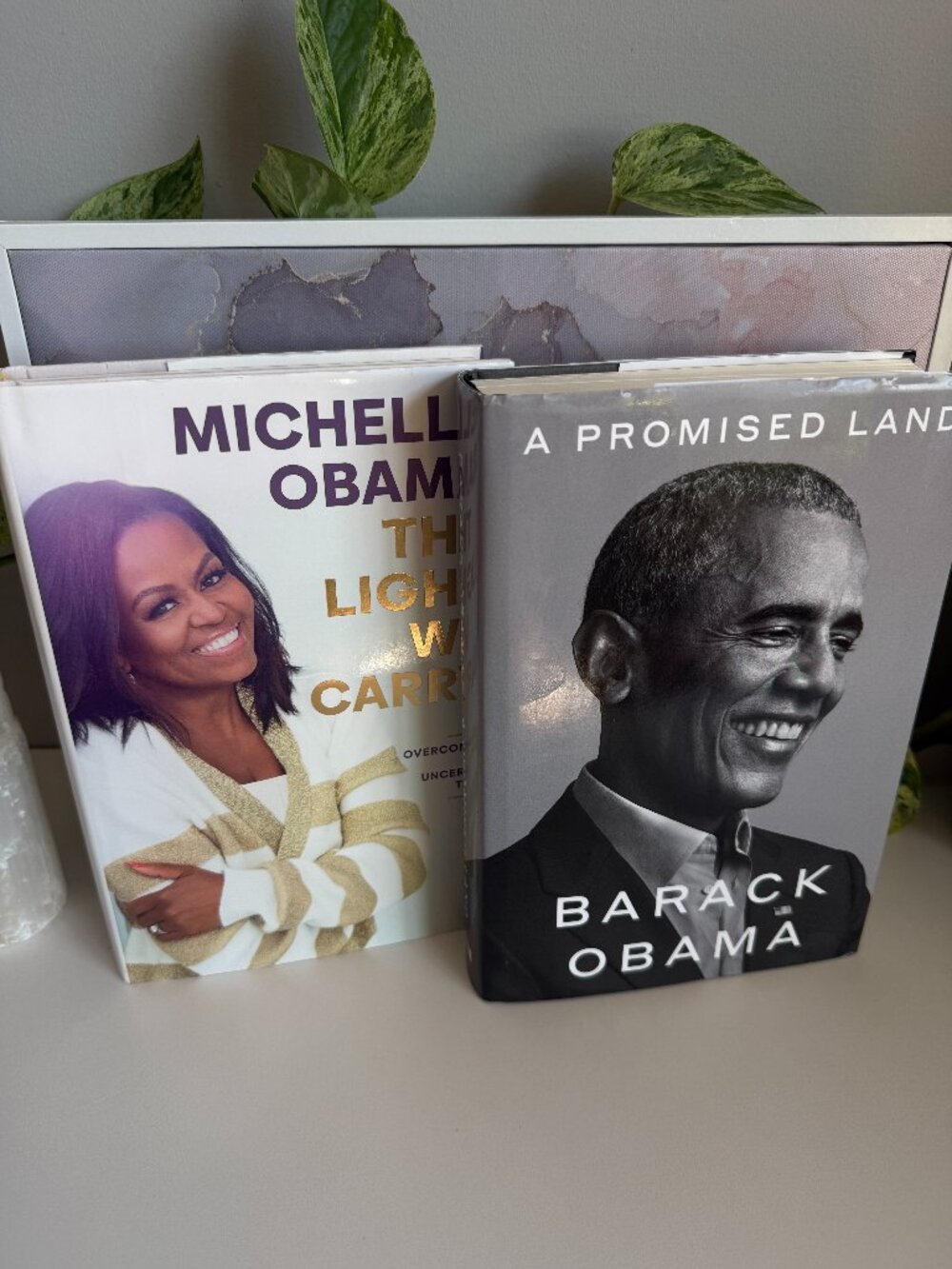 Michelle Obama & Barack Obama Hardcover Memoir Book Bundle